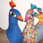 Reittier / Hüpftier Pfau