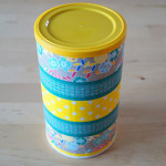 Chipsdose mit Washi Tape