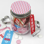 Muttertagsgeschenk im Glas